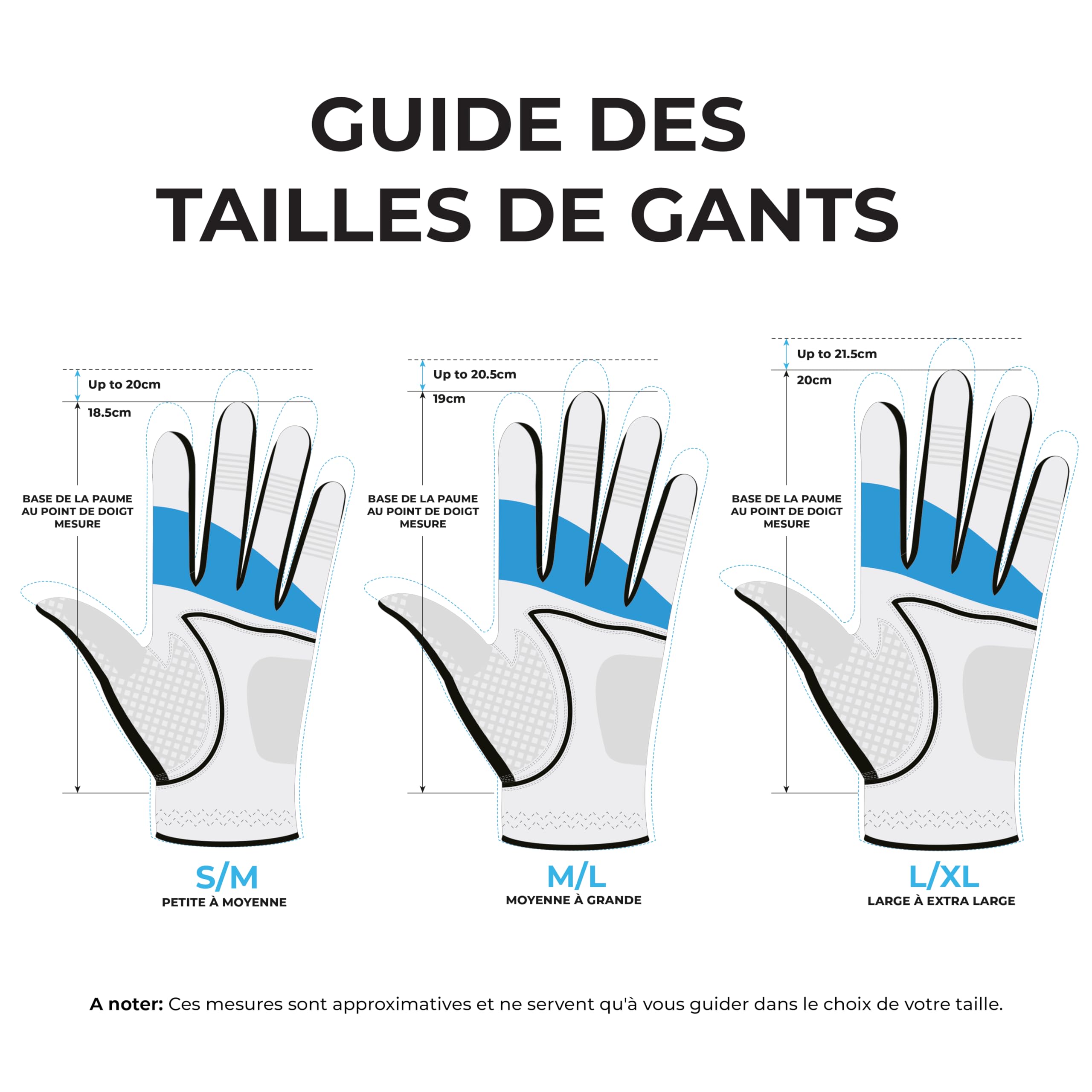 ME AND MY GOLF True Grip Gant de Golf d'entraînement – Une adhérence Parfaite à Chaque Swing