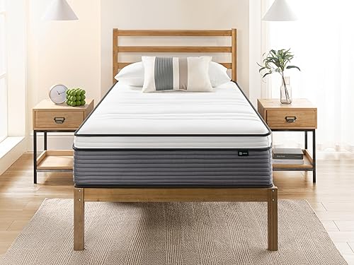 Miniatura 16 de ZINUS Colchón híbrido de soporte verdadero de 12 pulgadas [nueva versión], King, sin fibra de vidrio, sensación media, aislamiento de movimiento,