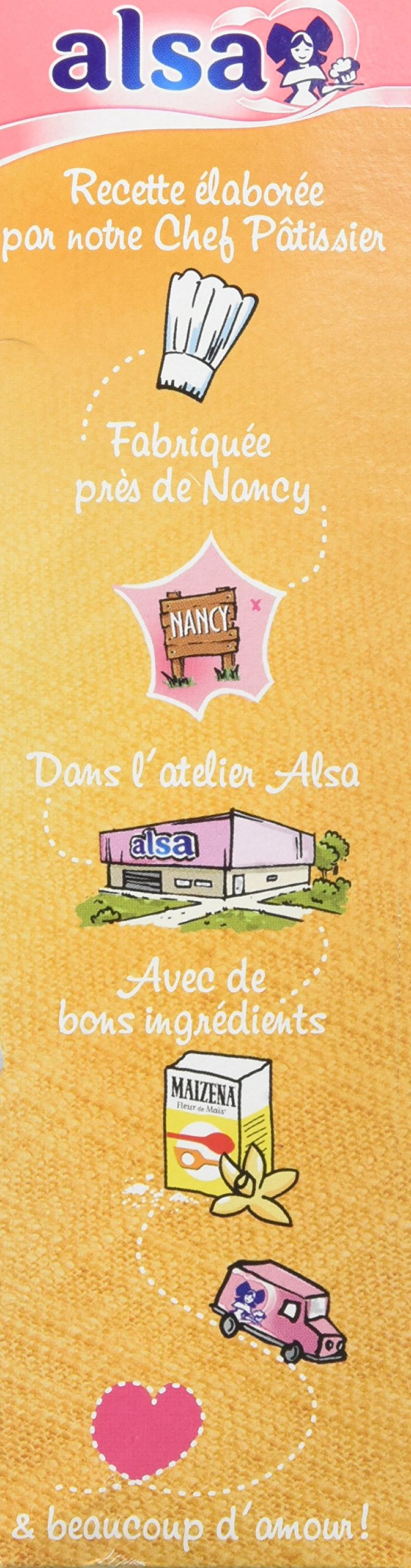 Alsa Préparation Crème Patissière 3 Sachets 390g - Lot de 3