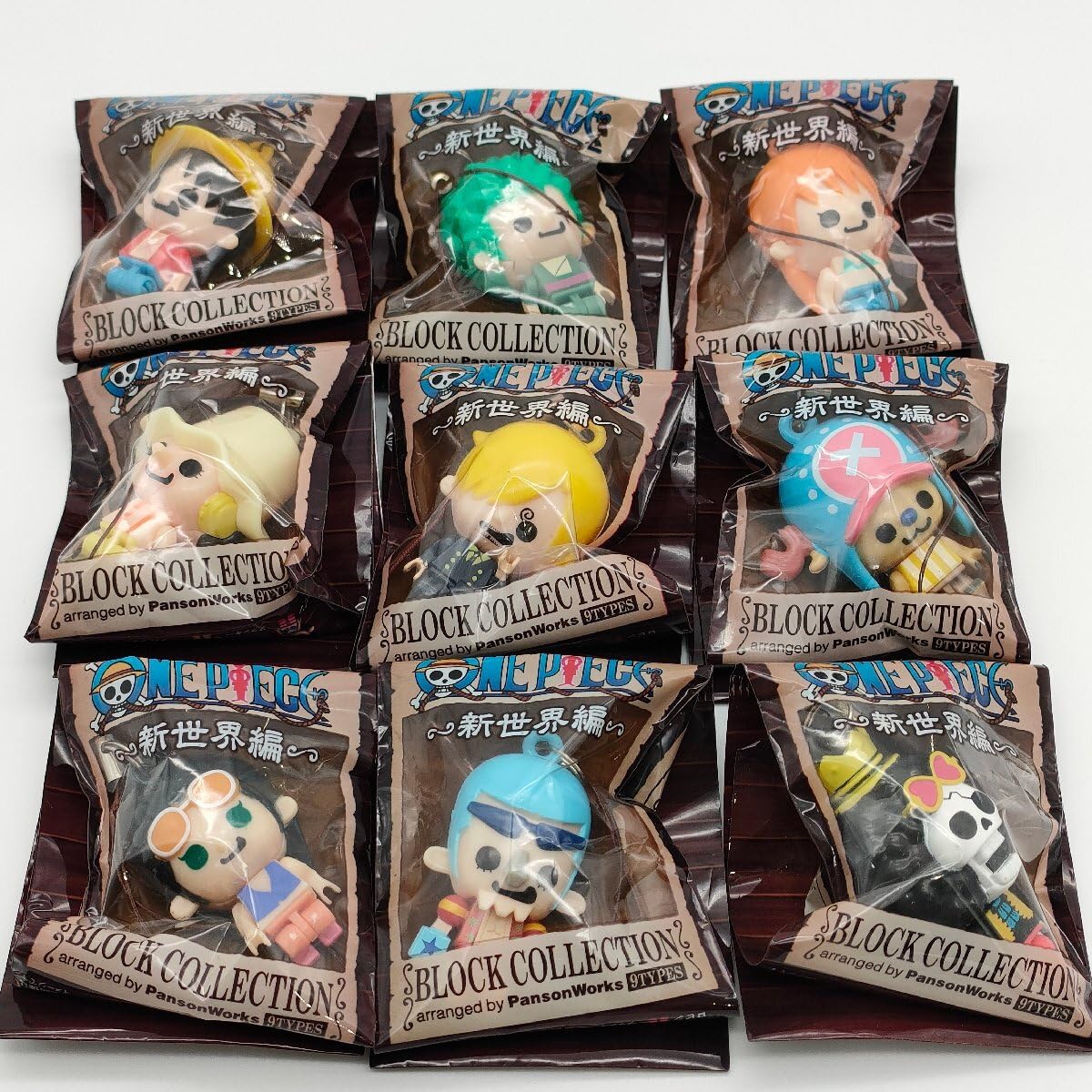 【ONE PIECE/ワンピース】フィギュア　9点　おまとめ　コレクション BANDAI ワンピースコレクション ワンピースコレクション 九人の