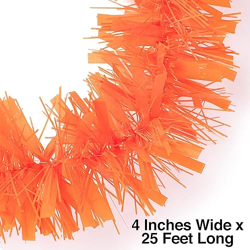 Miniatura 7 de Anderson's 1- Guirnalda retorcida de oropel color metálico de 10.16 cm x 7.62 m (4 pulgadas de ancho x 25 pies de largo).