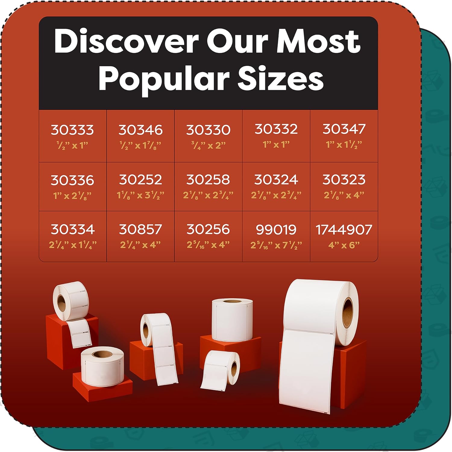 Aegis Adhesives - 2-1/4" X 1-1/4" Replacement for DYMO 30334 (12 Rolls/12000 Labels) Direct Thermal UPC Barcode Labels - Compatible with LabelWriter 450, 450 Turbo, 4XL Printers (NOT 550, 5XL) - Image 8