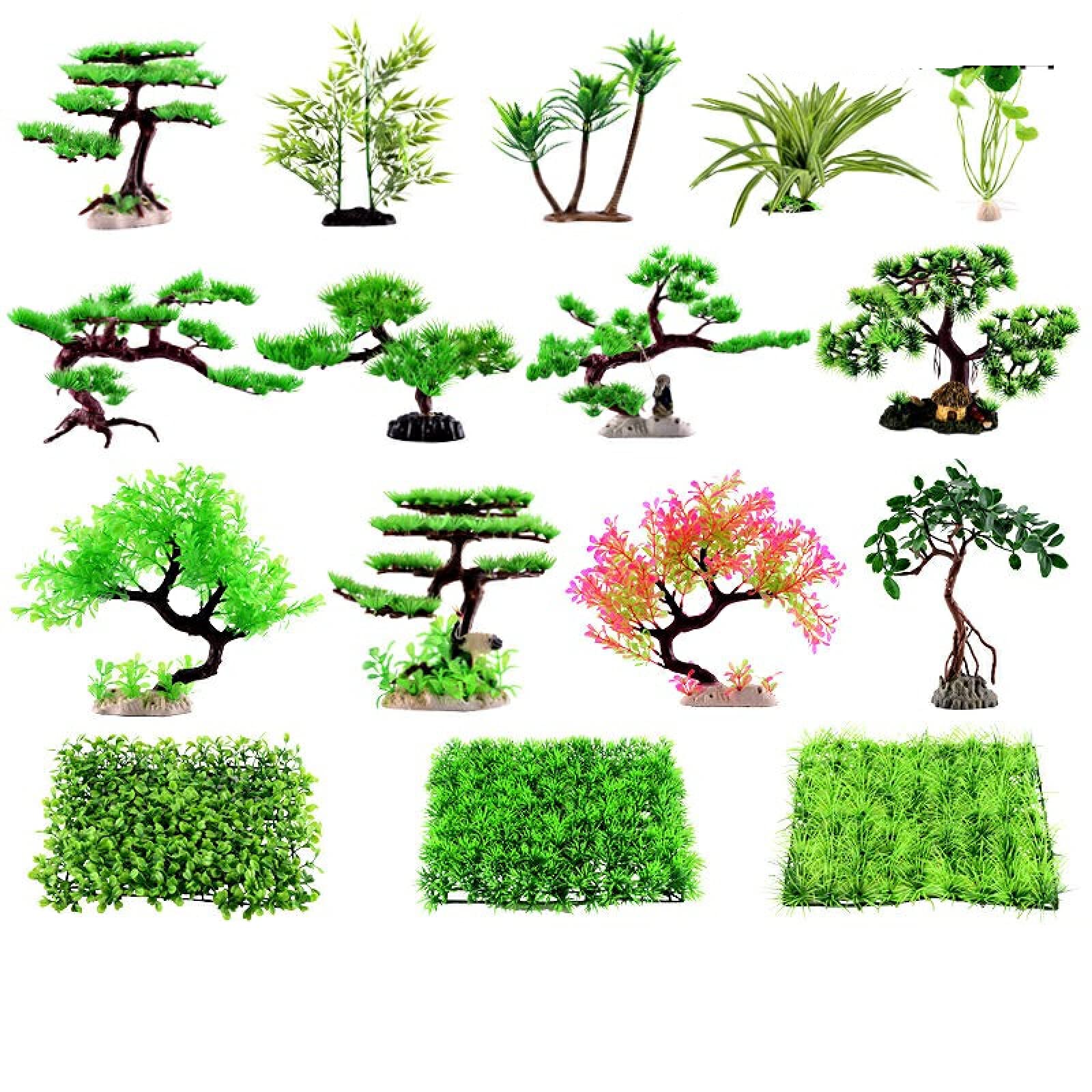 Decoración Del Acuario Adornos Acuario Decoracion Pecera Gran Jardín De Rocas, Acuario Bonsái, Plástico Para Paisajismo, Planta Artificial, Árbol Falso, Piedra Absorbente De Agua, Piedra Sheung Shui,