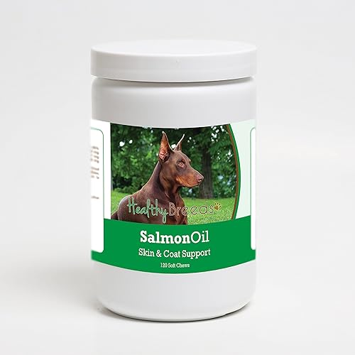 Miniatura 36 de Healthy Breeds Golden Retriever - Aceite de salmón masticable suave, 90