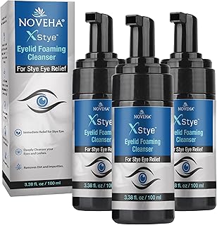 NOVEHA XStye - Limpiador espumoso de párpados...