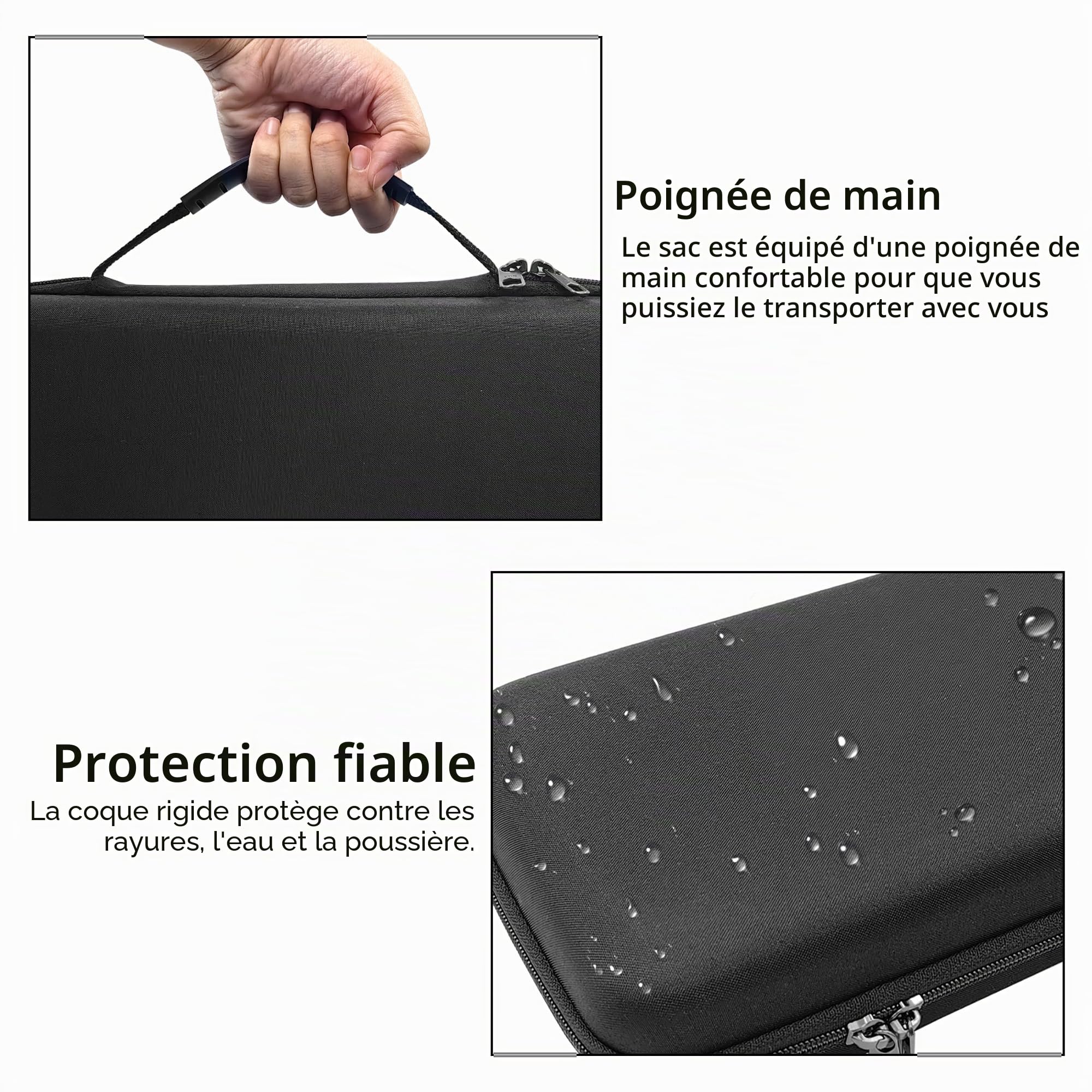 Musiin L'étui Rigide pour contrôleur DJ, Compatible sur Mesure avec Les contrôleurs NI Traktor X1 MK3, F1 et Z1, Offre Une Protection et Un Transport Pratique pour Un Transport sûr et Facile