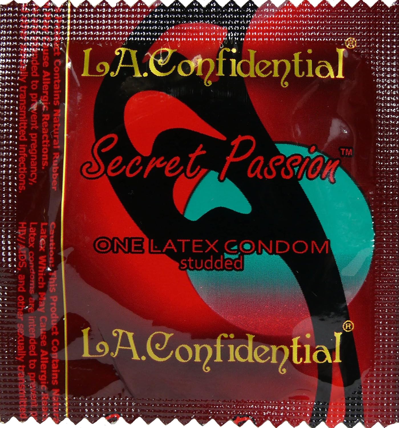 L.A.Confidential Secret Passion Studded Latex Condom (50)
