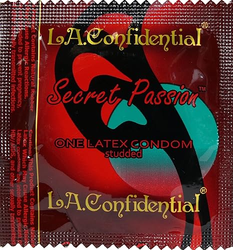 L.A.Confidential Secret Passion Studded Latex Preservativo (100)