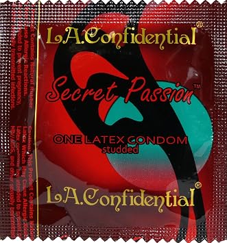 L.A.Confidential Secret Passion Studded Latex Condom (50)