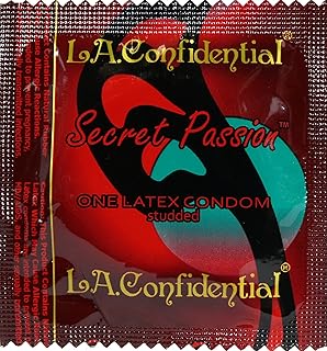 L.A.Confidential Secret Passion Studded Latex Condom (50)