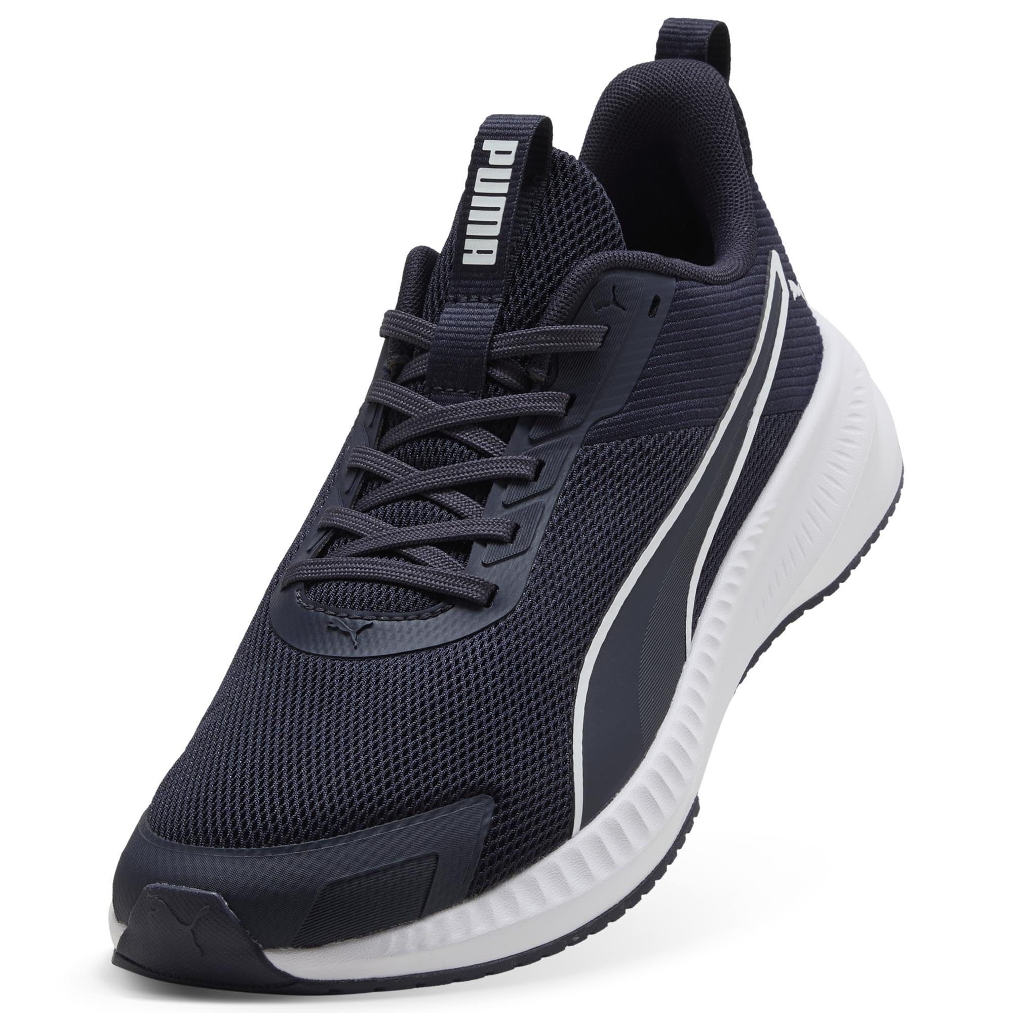 Puma Unisex Flyer Lite 4 Straßen-Laufschuh, New Navy White, 39 EU – Ansicht 6