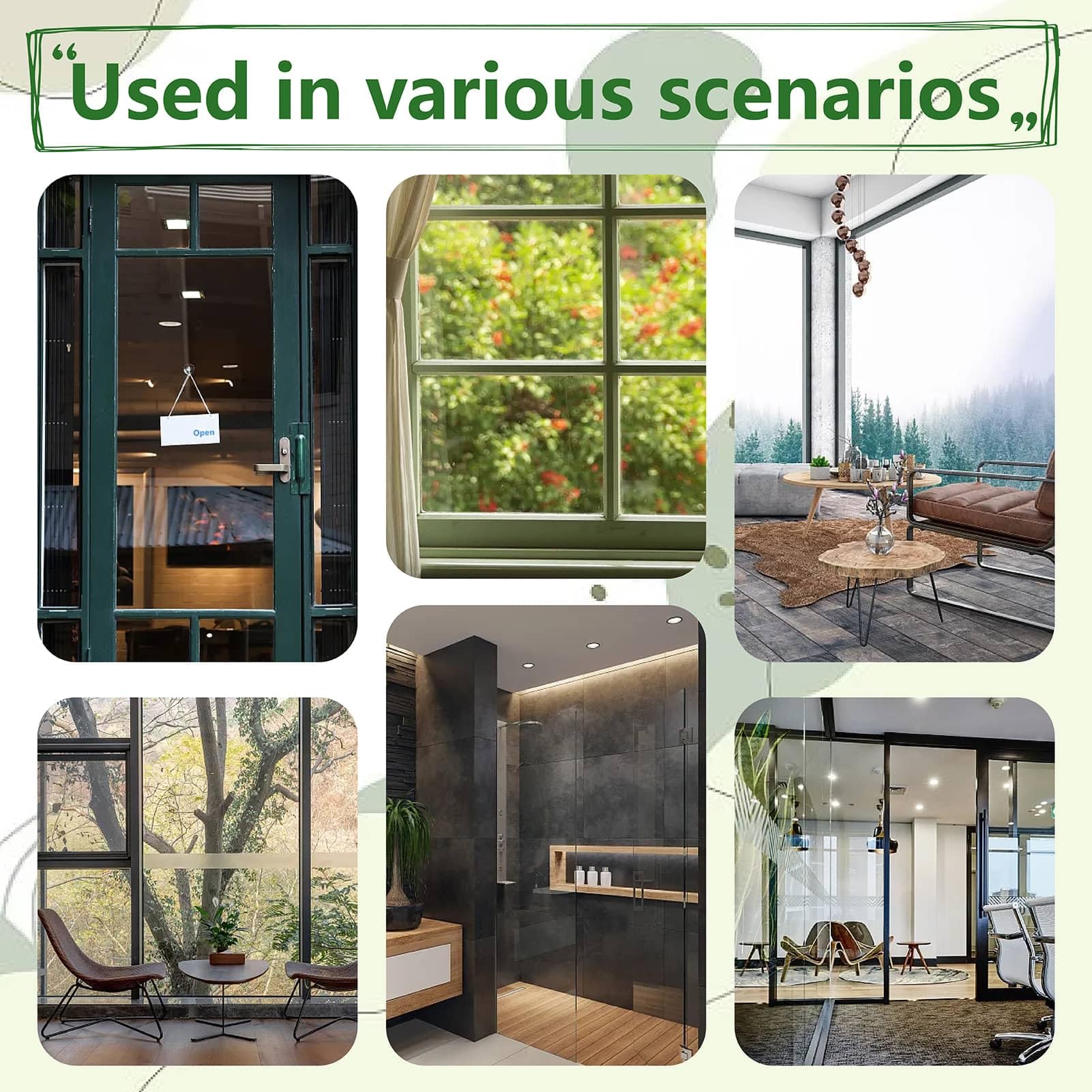 Adesivi Fiori Per Finestre - Decorazioni Primaverili Rimovibili E Riutilizzabili - Foto 5