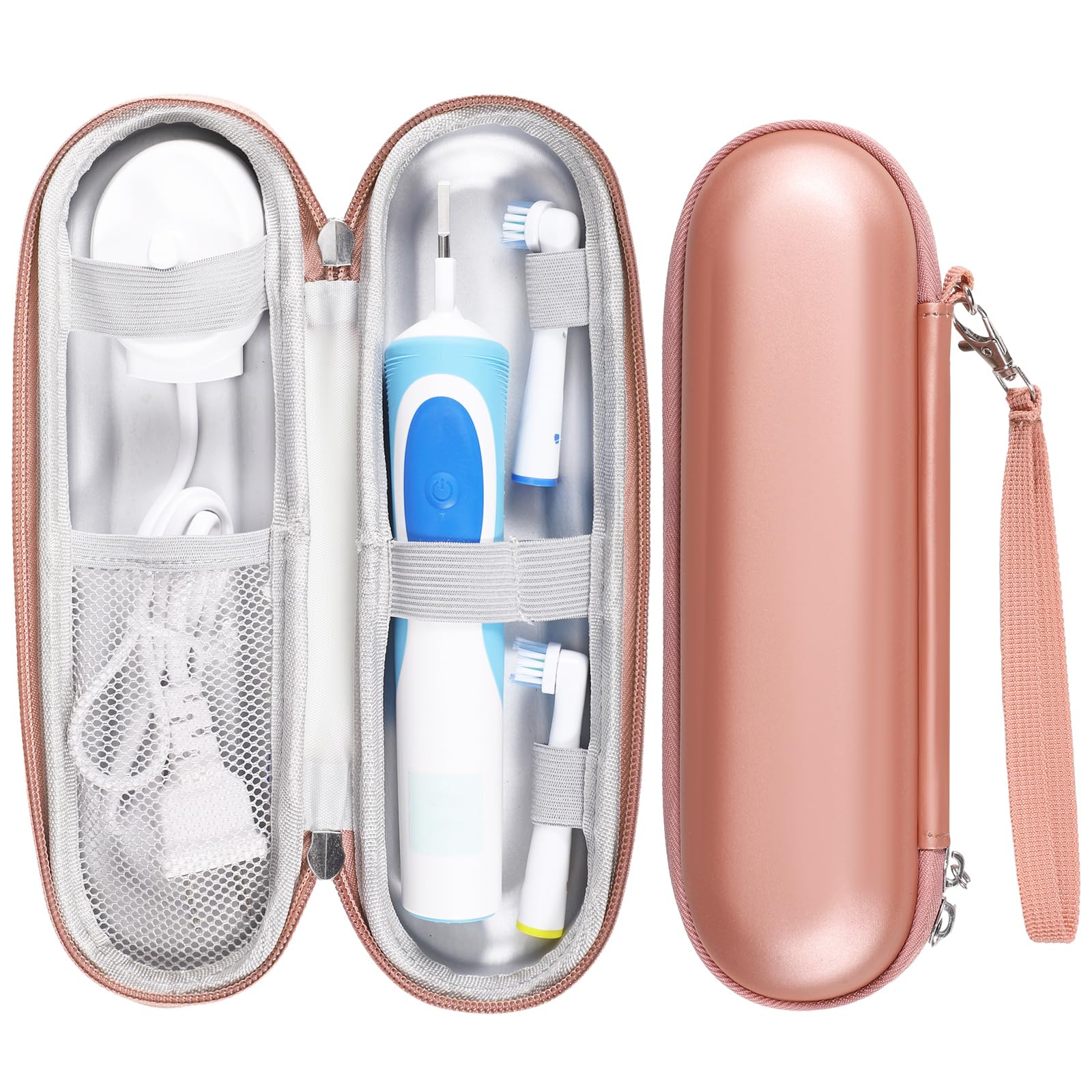 Electric Toothbrush Travel Case, Portable Electric Toothbrush Case with Accessories Storage - Image 2