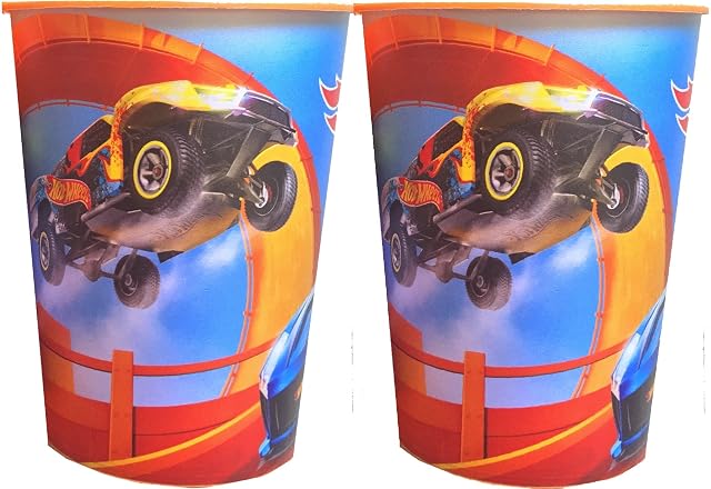 Hot Wheels Childrens Fun Drinkware Gift Set Souvenir Cups