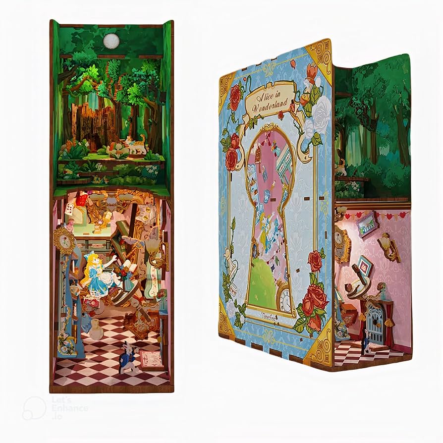 クトゥルフ像 ブックレットセット 希少品 DIY ブックヌックキット ドールハウスキットミニチュアハウス