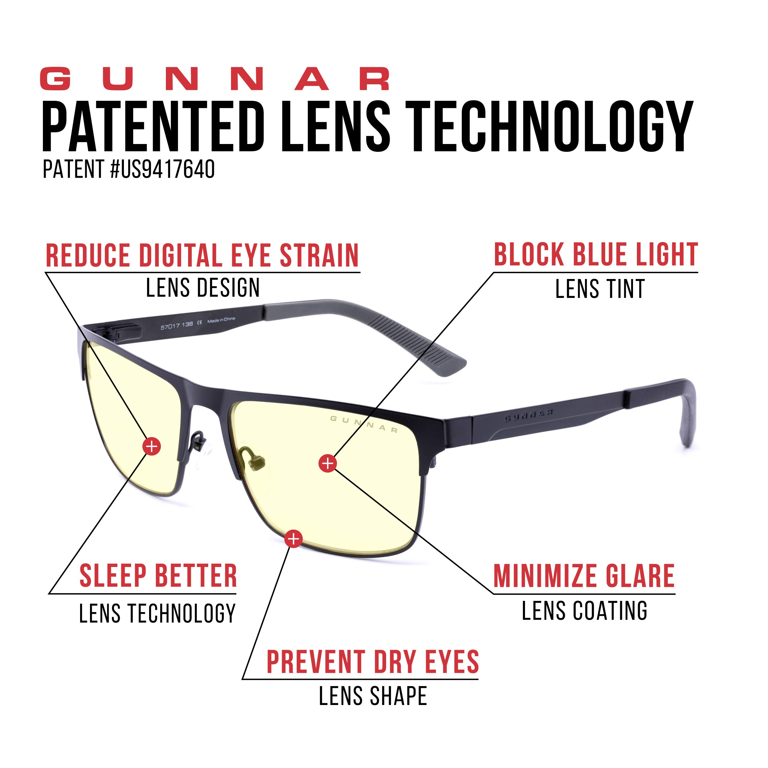 Gunnar Blaulichtfilter-Brille - Pendleton - Slate - Amber