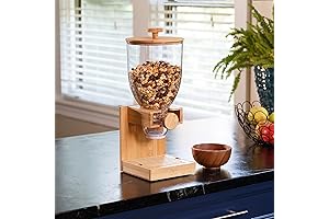 Honey-Can-Do Bamboo Nut Dispenser KCH-09867 - The Perfect Kitchen Helper
