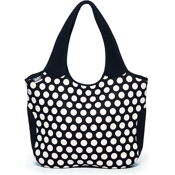 BUILT Essential Tote Big Dot Black & White 125529 17.7 x 5.0 x 13.4 inches 45 x 12.7 x 34 cm