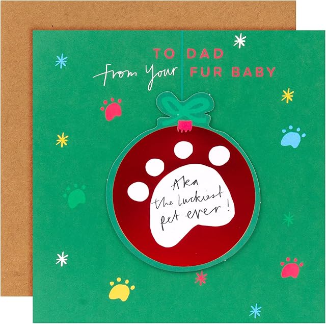 Hallmark Christmas Pet Gift Bag Pack - 2 Large Bags in 1 Cute Festive Pets Design