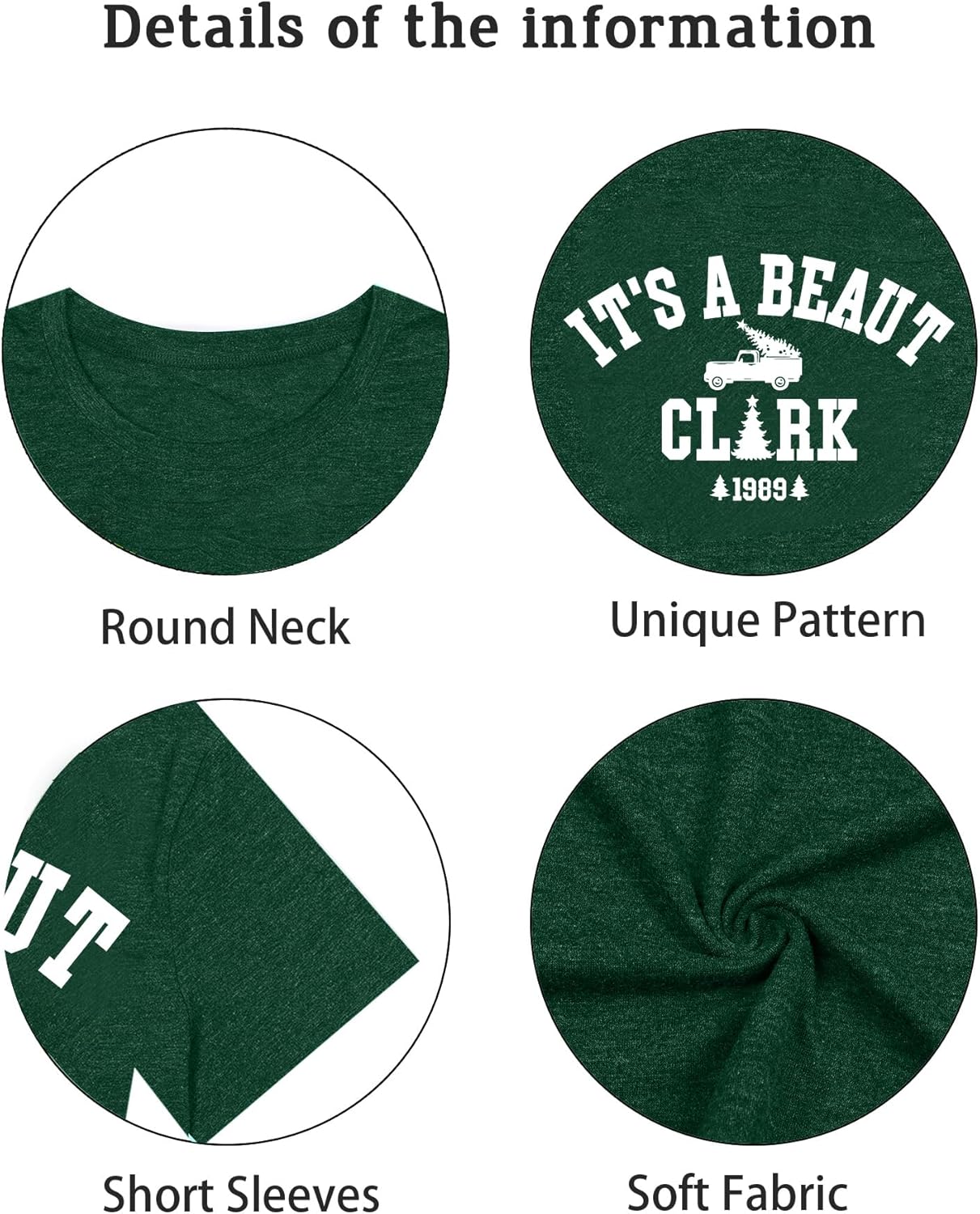 Christmas Shirts for Women Merry and Bright Shirt Xmas Tree Graphic Tee Christmas Vibes Holiday Tops - Image 4