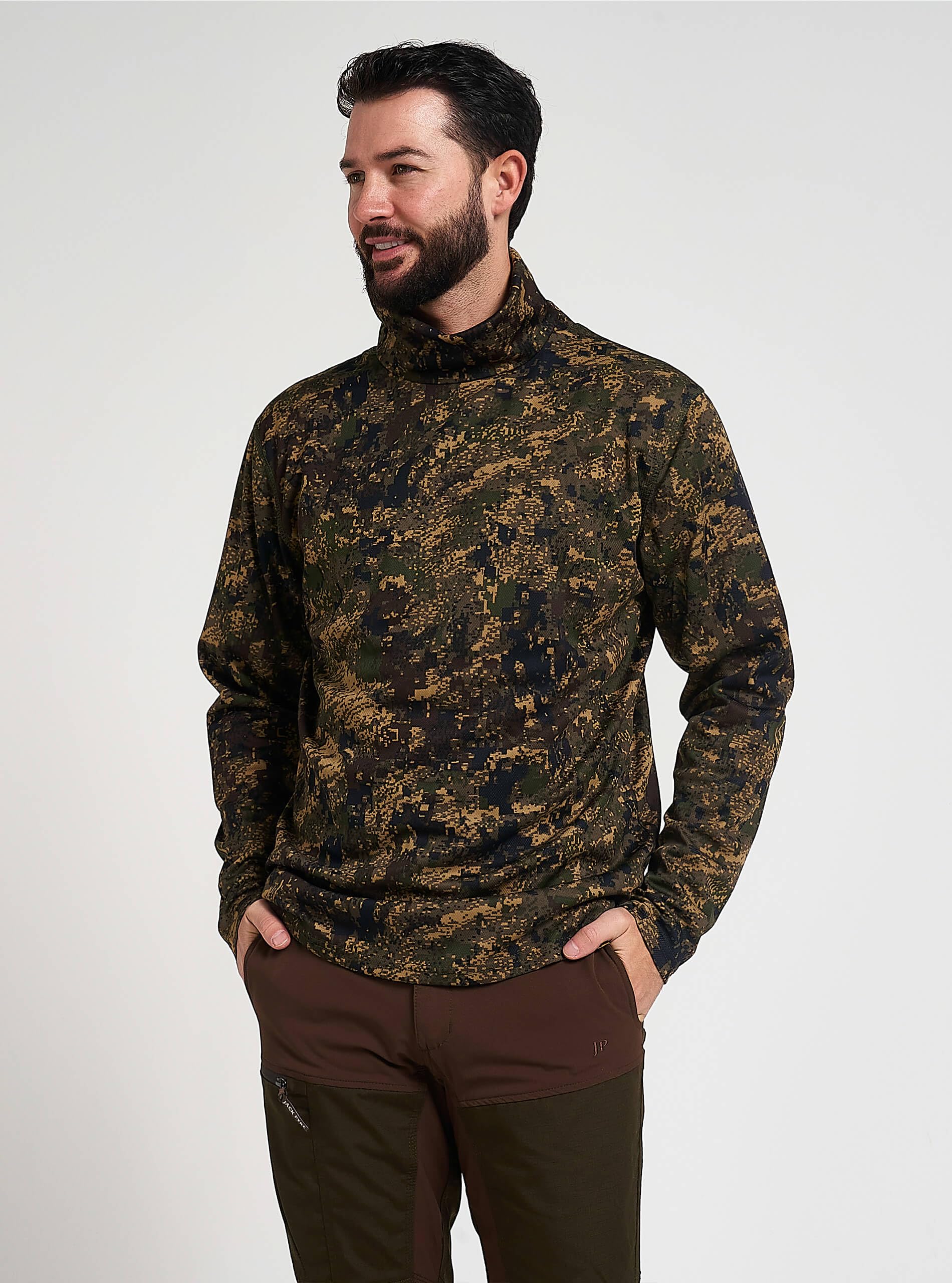 JACK PYKE Top con scollo a rullo