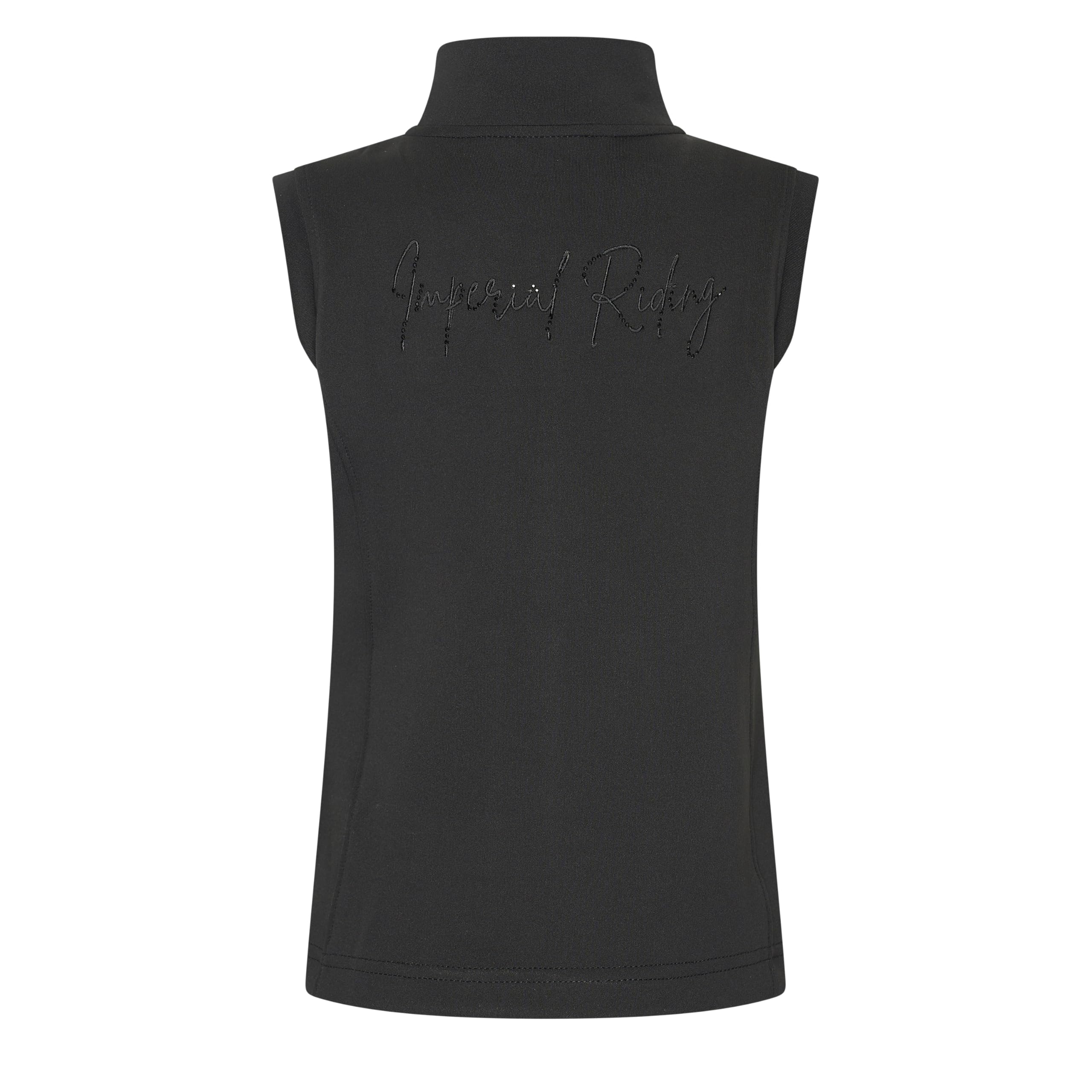 Imperial Riding IRH Cybil Kinder Bodywarmer Reitweste ärmellos mit Zwei-Wege-Reißverschluss Strassdetails Stickerei Reißverschlusstaschen Stehkragen leicht 4-Wege-Stretch