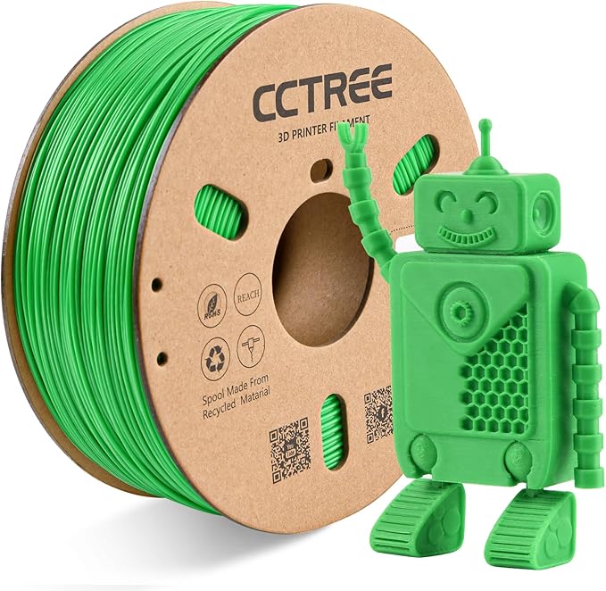 3D Printer High Speed ABS Filament 1.75mm, ABS 1kg Spool (2.2lbs) Excellent Resistance, Odorless Strong&Durable Accuracy±0.03mm Easy Printing for Bambu...