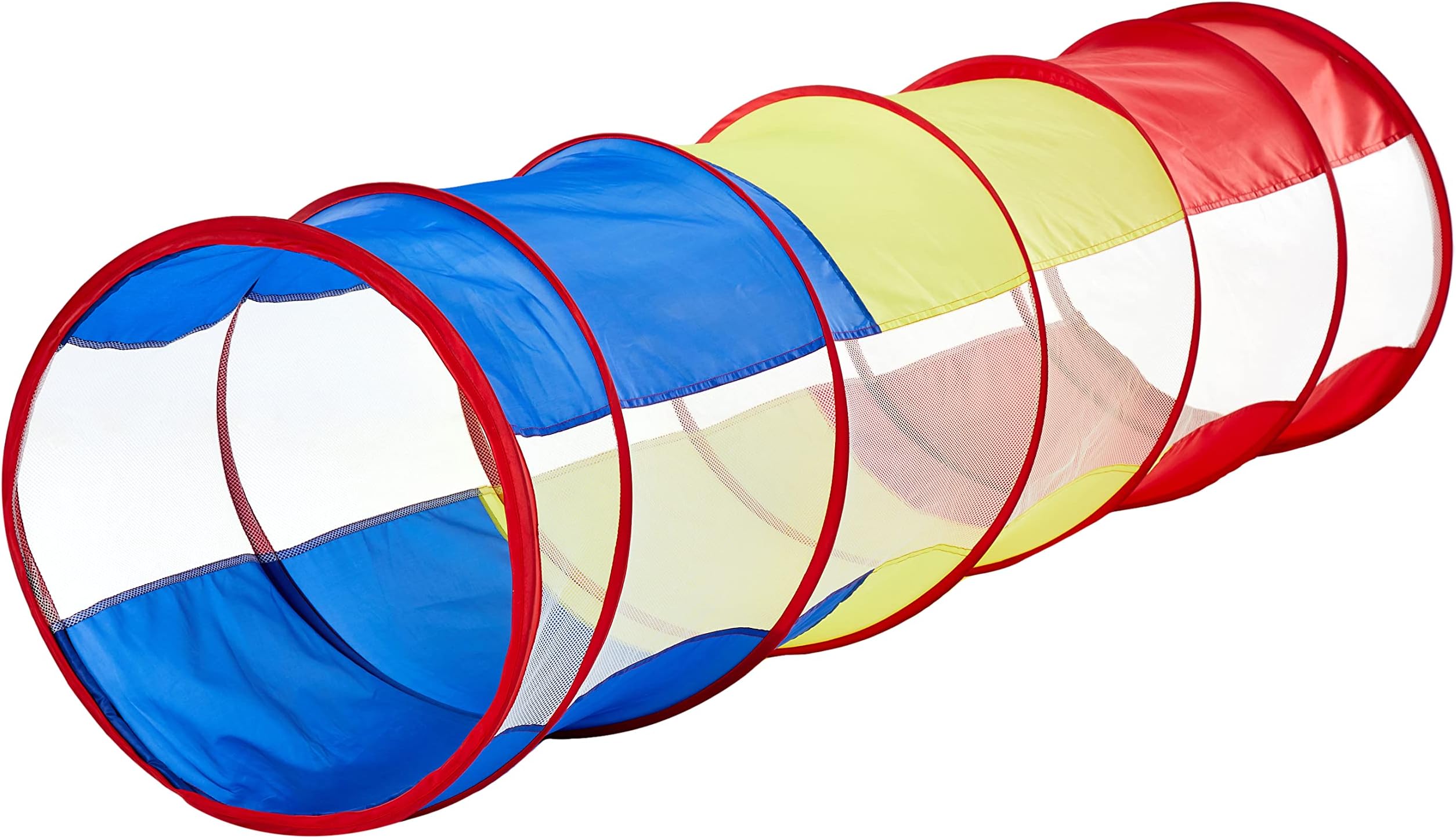 Amazon Brand - Jam & Honey 3 Colour Tunnel - 6 Feet Long, Kids, Multicolor, Tunnel Theme