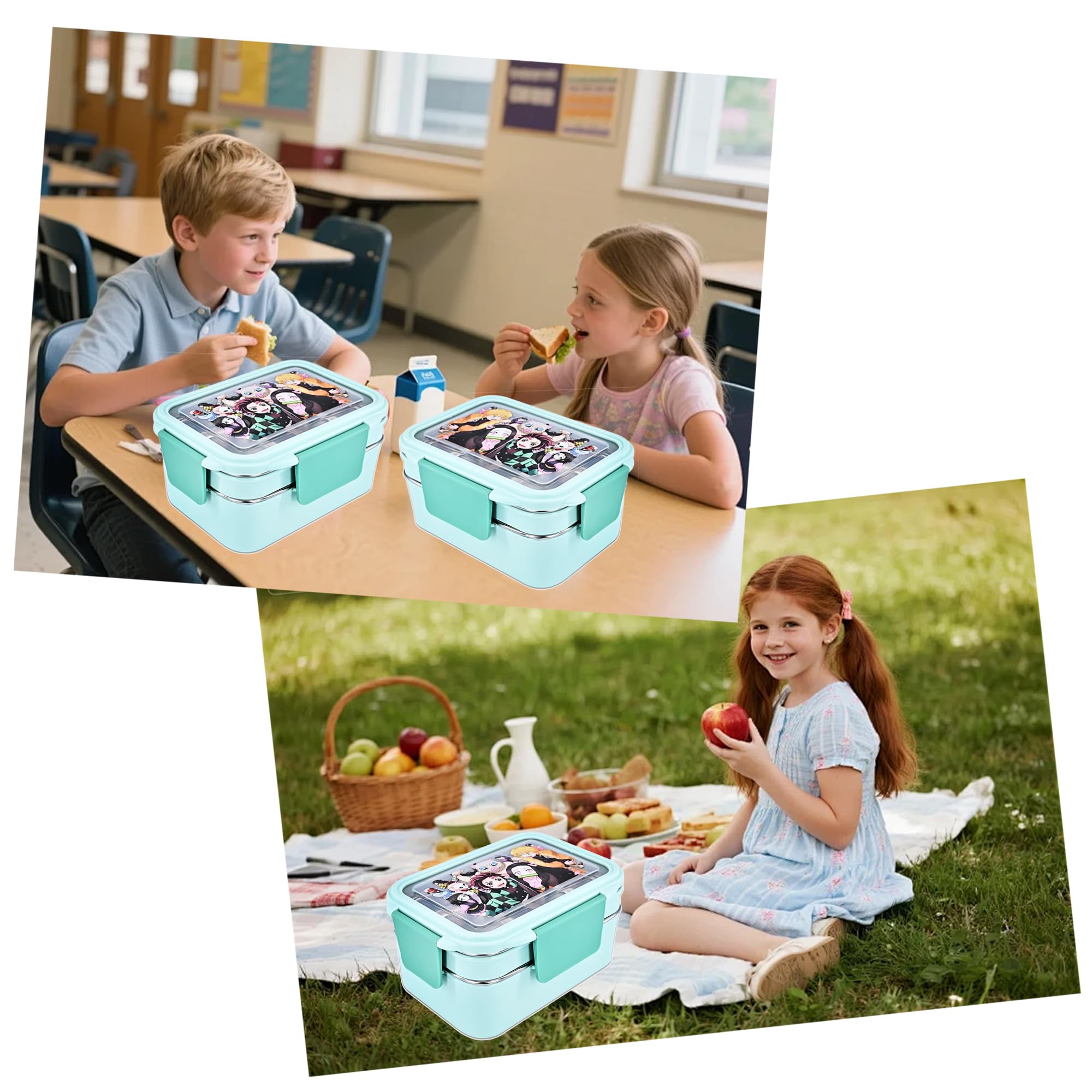 Amazon.com: Roffatide Anime Demon Slayer All-in-One Bento Boxes
