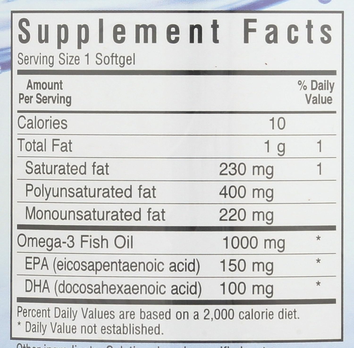Omega-3 (Salmon Oil) 180 SoftGels, 1000 mg - Bluebonnet