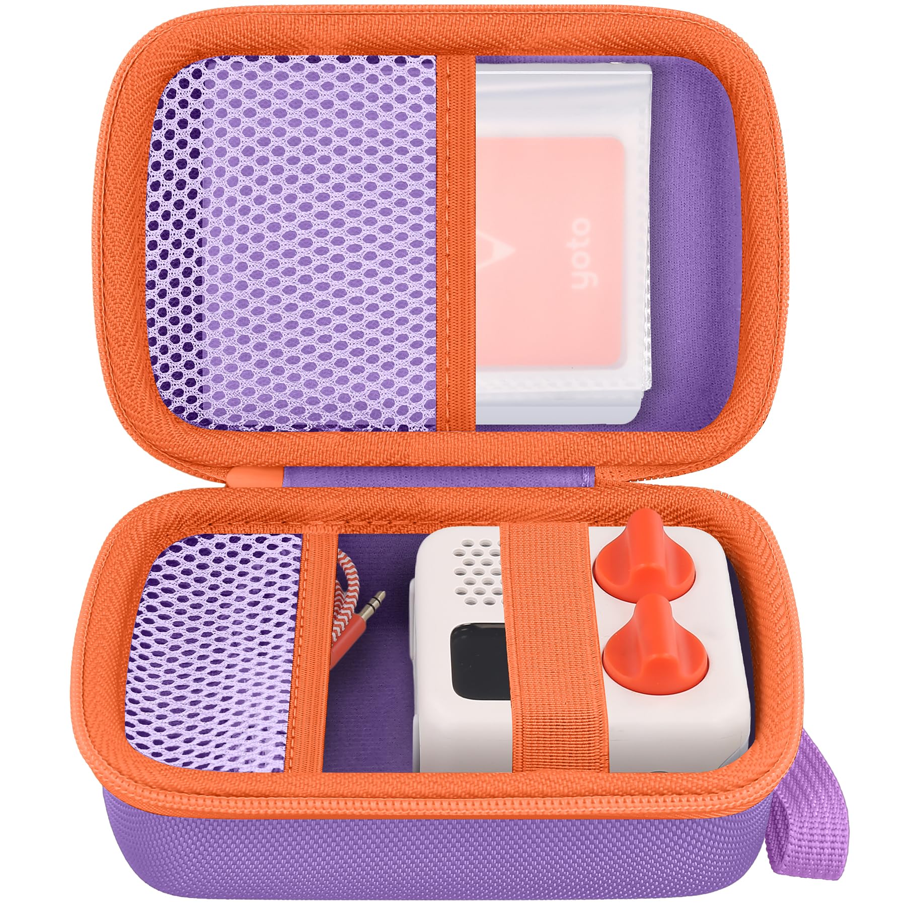 co2CREA Hard Case Compatible with Yoto Mini Kids Audio Music Player Children Speaker Plays Audiobook Cards Radio and Card Case Hold up to Yoto 36 Cards — image 1