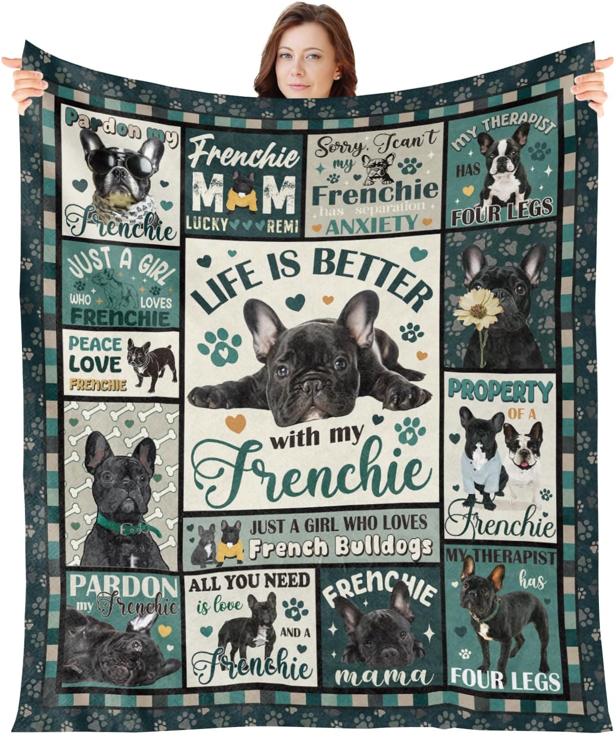 Wxiben Cat Mom Throw Blanket - Cats Mom Gifts for Cats Lovers Cat Mom Ever Throw Blanket Soft Flannel Blanket Gift for Women Pets Lover Gifts for Cats Owners Mother Chair Sofa Bed Home Decor 60x50