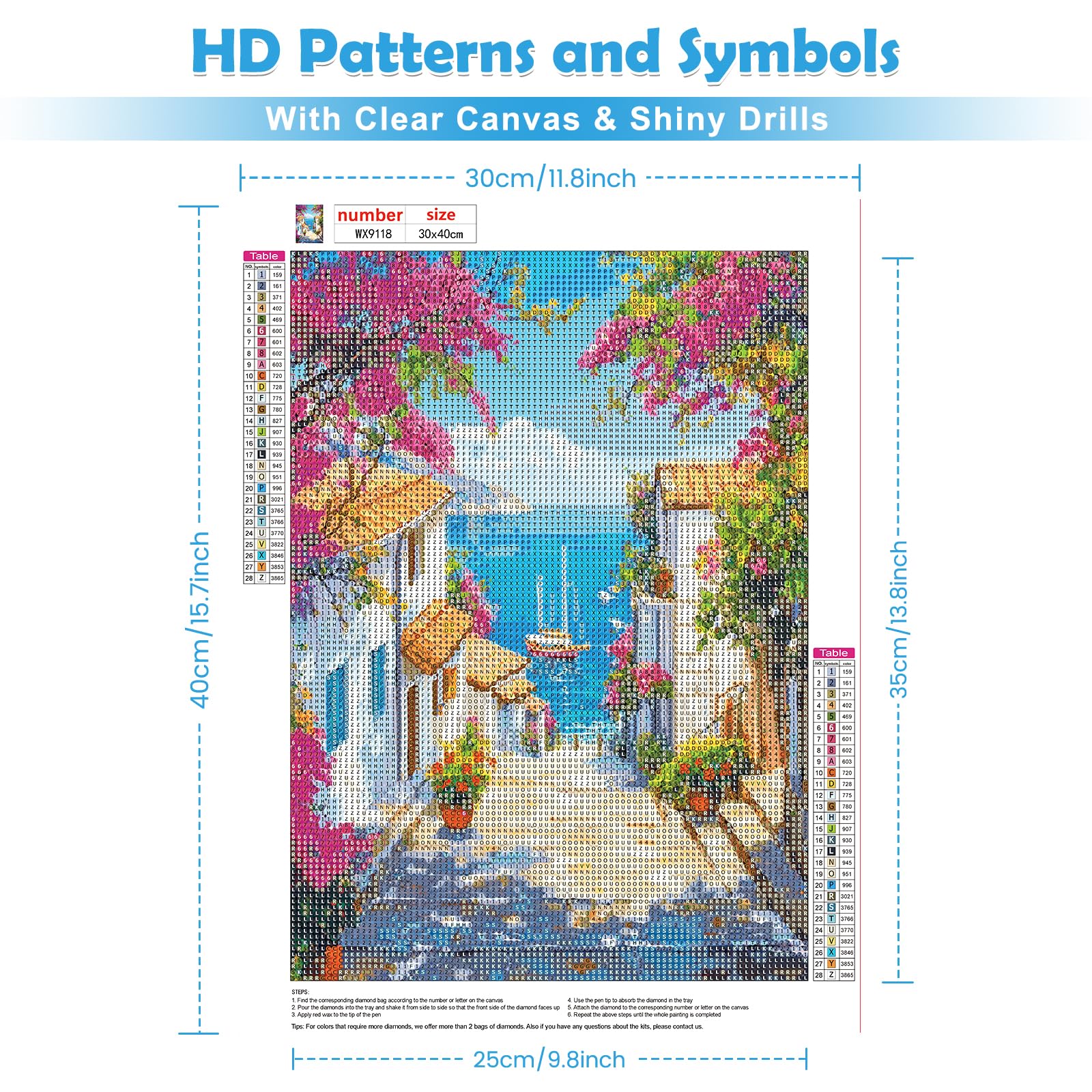 5D Diamantmalerei Set Meerestiere – DIY Diamantbild Für Erwachsene & Anfänger | Kreatives Kunsthandwerk Zur Entspannung, Geschenk Oder Wanddekoration