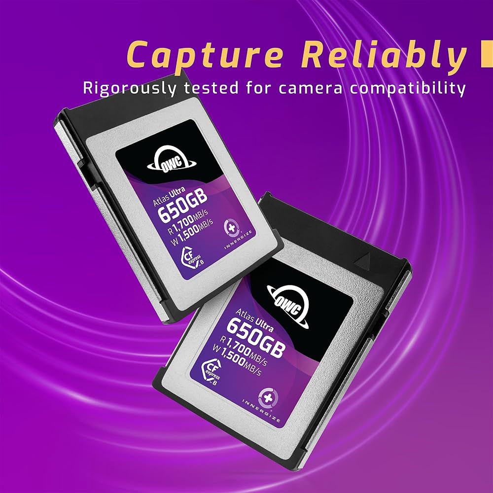その他 OWC Atlas Pro Ultra CFexpress 320GB OWC Atlas Ultra CFexpress Memory Cards