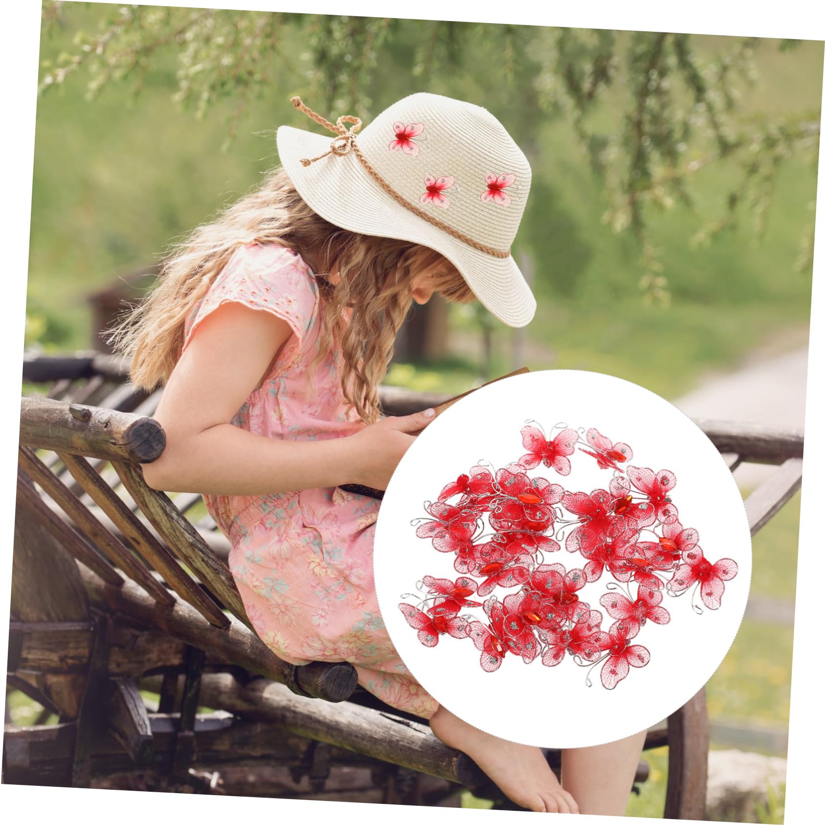 Hemobllo 250stücke Mesh Schmetterlinge Wanddekorationen Realistische Butterflies Für Kreative Raumgestaltungen Für Hochzeiten Partys Und -projekte