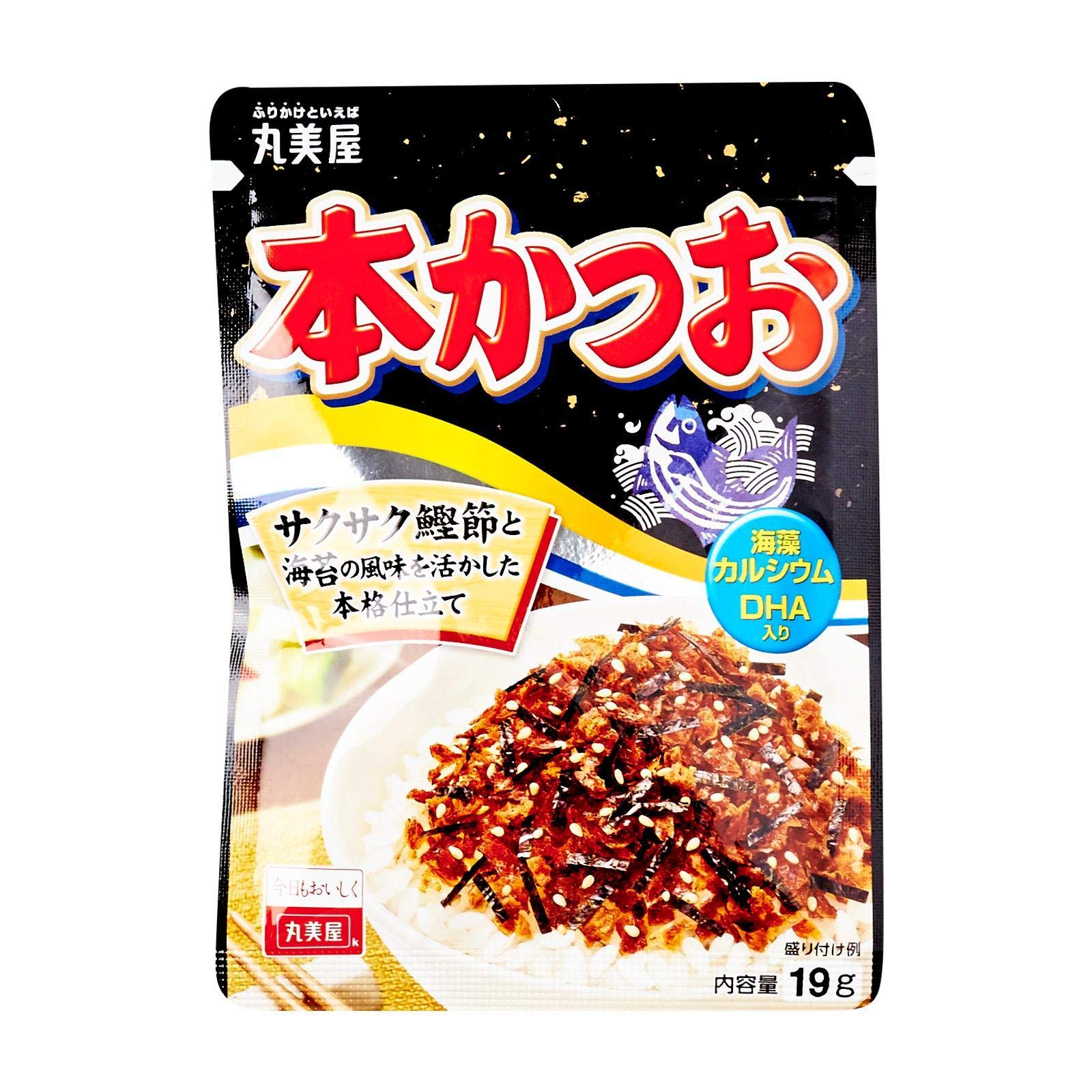 RT MARUMIYA Hon Katsuo Bonito Seaweed Furikake 19g Rich bonito flakes