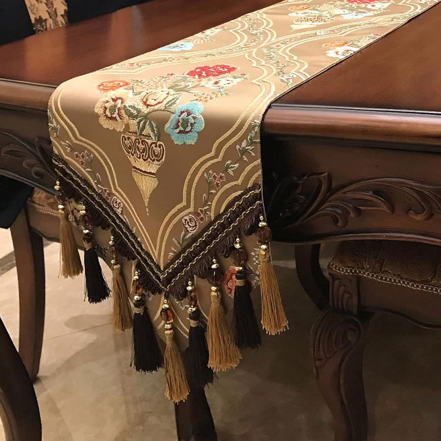 テーブルランナー 花柄 テーブルクロス 超目玉 モダン カラー 北欧風 プレースマット レストラン用 滑り止め 上品 断熱 高級感 インテリア おしゃれ 新居 食卓飾り お食事マット ローテーブル用 シンプル アウトドア テーブルセンター 210cm