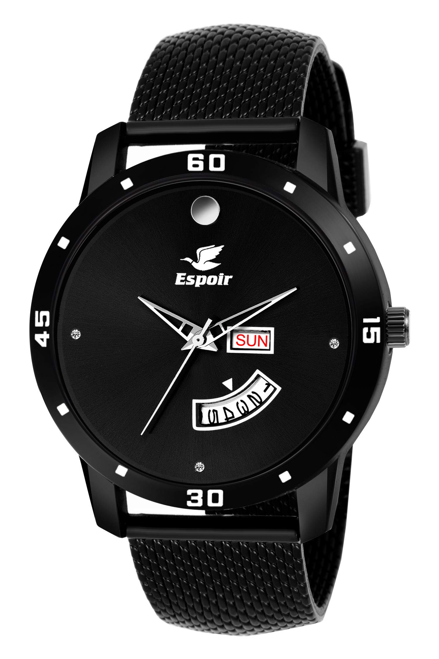 Espoir Analogue Black Dial Day and Date Boys and Mens Watch - Aashish0507 (B07VS6VRXX) Amazon Price History, Amazon Price Tracker