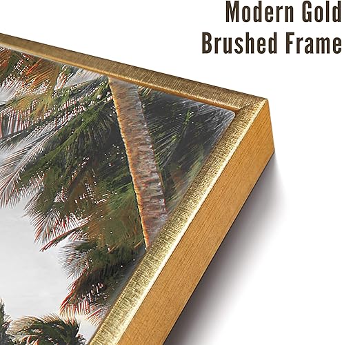 Miniatura 2 de Lienzo decorativo para pared, decoración de playa escena costera del océano, imagen enmarcada puesta de sol, paisaje marino, velero, pintura de