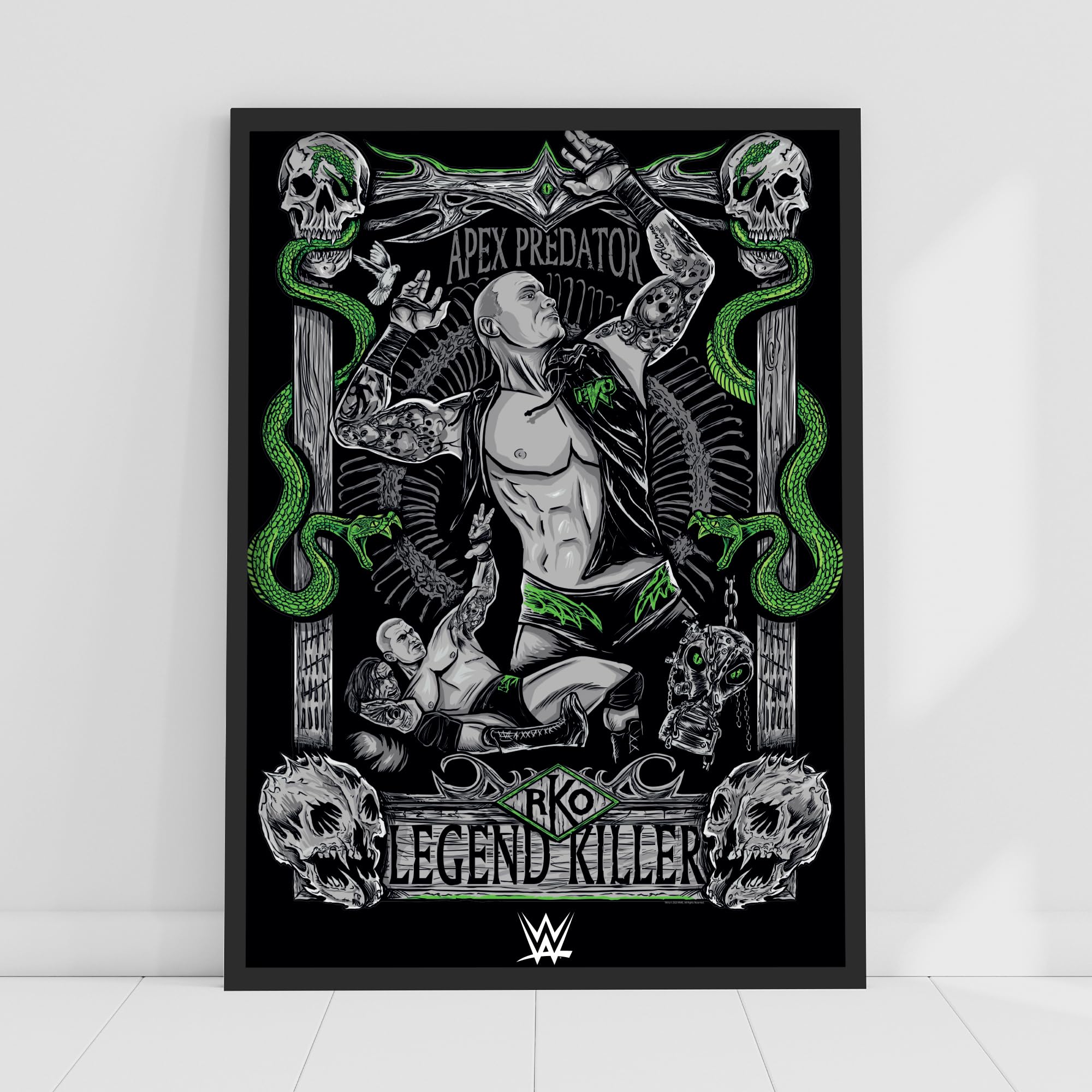 Themed WWE Print - Randy Orton Legend Killer Graphic Poster Wrestling Wall Art (42cm x 59.4cm - A2)