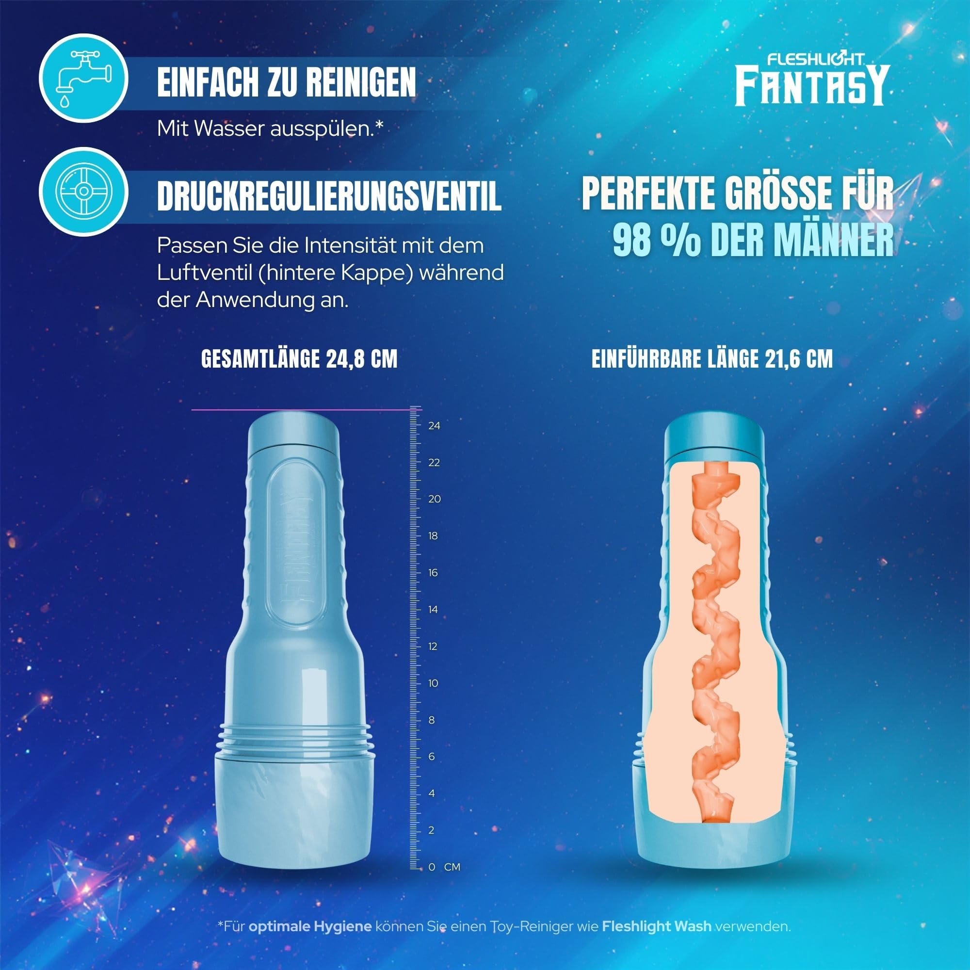 Fleshlight Fantasy Lexi Amakura Dojikko - SuperSkin Masturbator, Sex-Spielzeug extrem realistisch