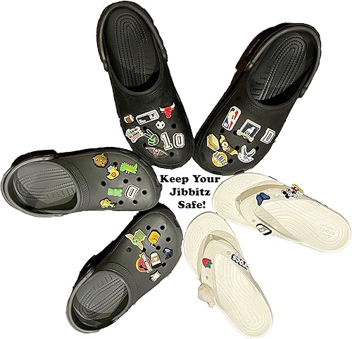 Miniatura 6 de Sujetadores de dijes para zapatos compatibles con Jibbitz y Crocs evita que los dijes para zapatos se caigan