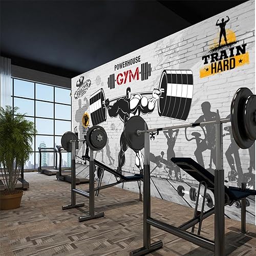 Vista 26 de Murales de pared de tamaño personalizado, gimnasio de culturismo Gorilla Fitness, murales de pared autoadhesivos extraíbles para despegar y pegar