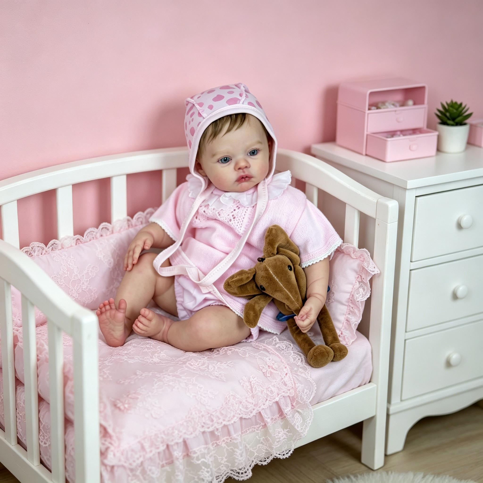 Reborn Baby Dolls silikonowe na całe ciało, 45 cm, realistyczna lalka dla noworodka, zmywalna, miękki, winylowy, silikon, prawdziwe życie, Reborn lalki z akcesoriami do zabawek