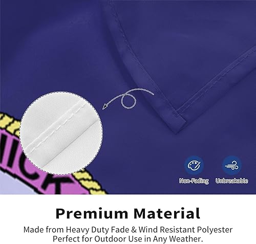 Miniatura 5 de Bandera de la nación Chickasaw de 2 x 3 pies, poliéster duradero de doble cara, divertida pancarta decorativa para exteriores, bandera de bienvenida