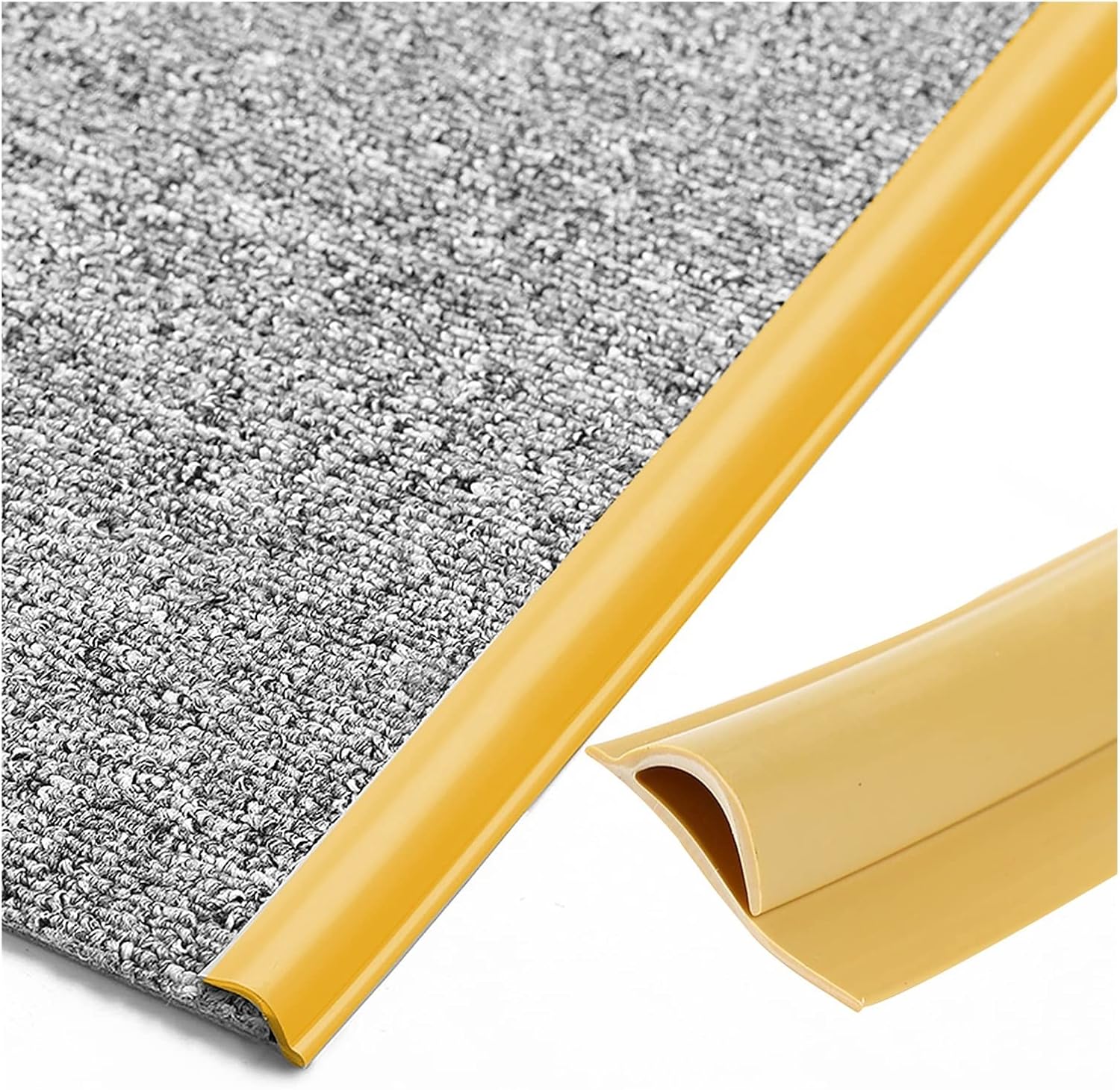 Self Adhesive Carpet Edge Banding Strip 120 m Long, Waterproof PVC