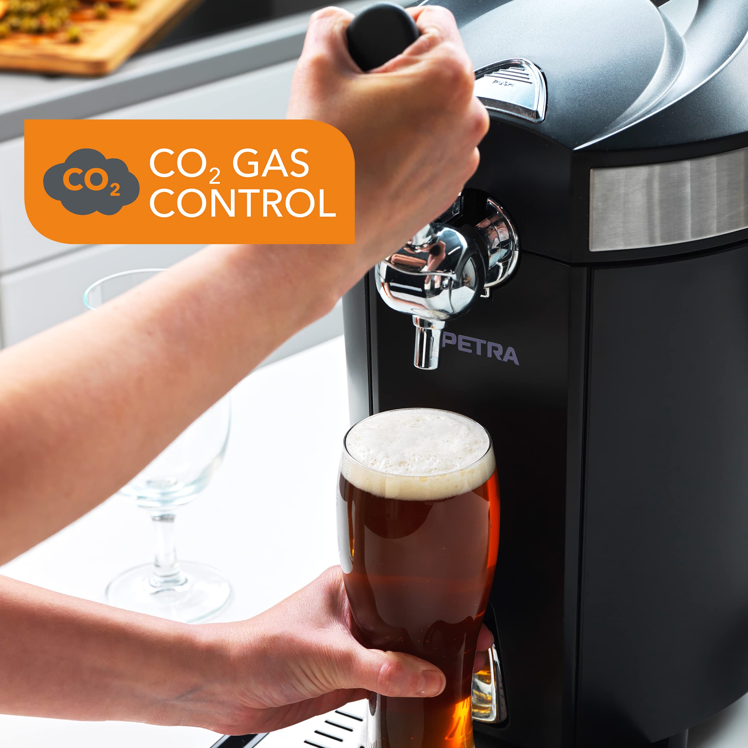 Buy Petra PT4919 Chilled Draught Beer Dispenser, Freestanding Home