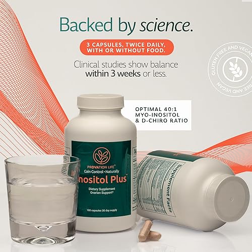 Miniatura 4 de Supplement for Women  Ovarian Health, Hormone Balance, Fertility, Ovulation  401 Myo-Inositol D-Chiro & 12 Ingredients  Developed by Medical Doctor