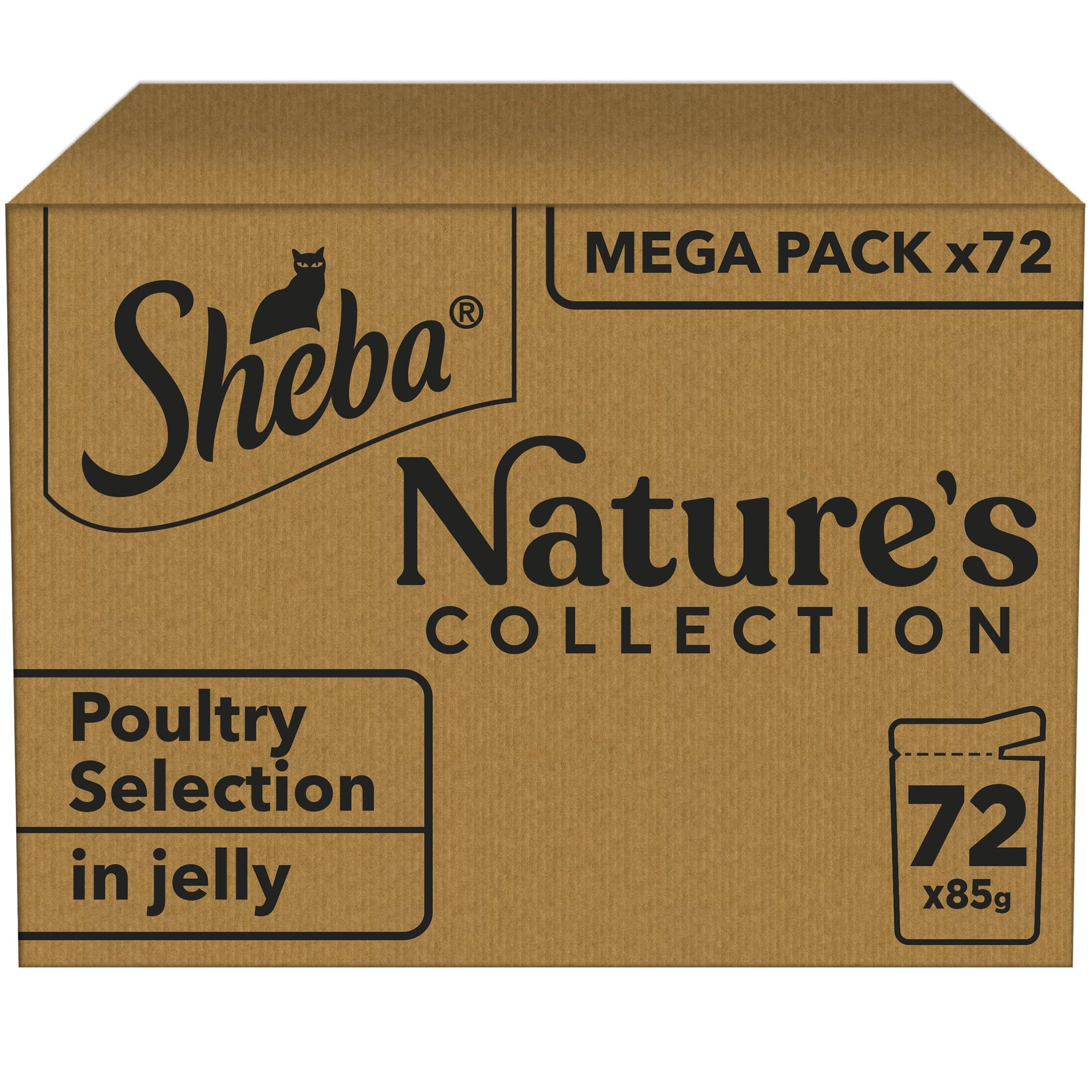 Sheba Nature's Collection Pouches Poultry Selection In Jelly - Saver Pack: 144 X 85G