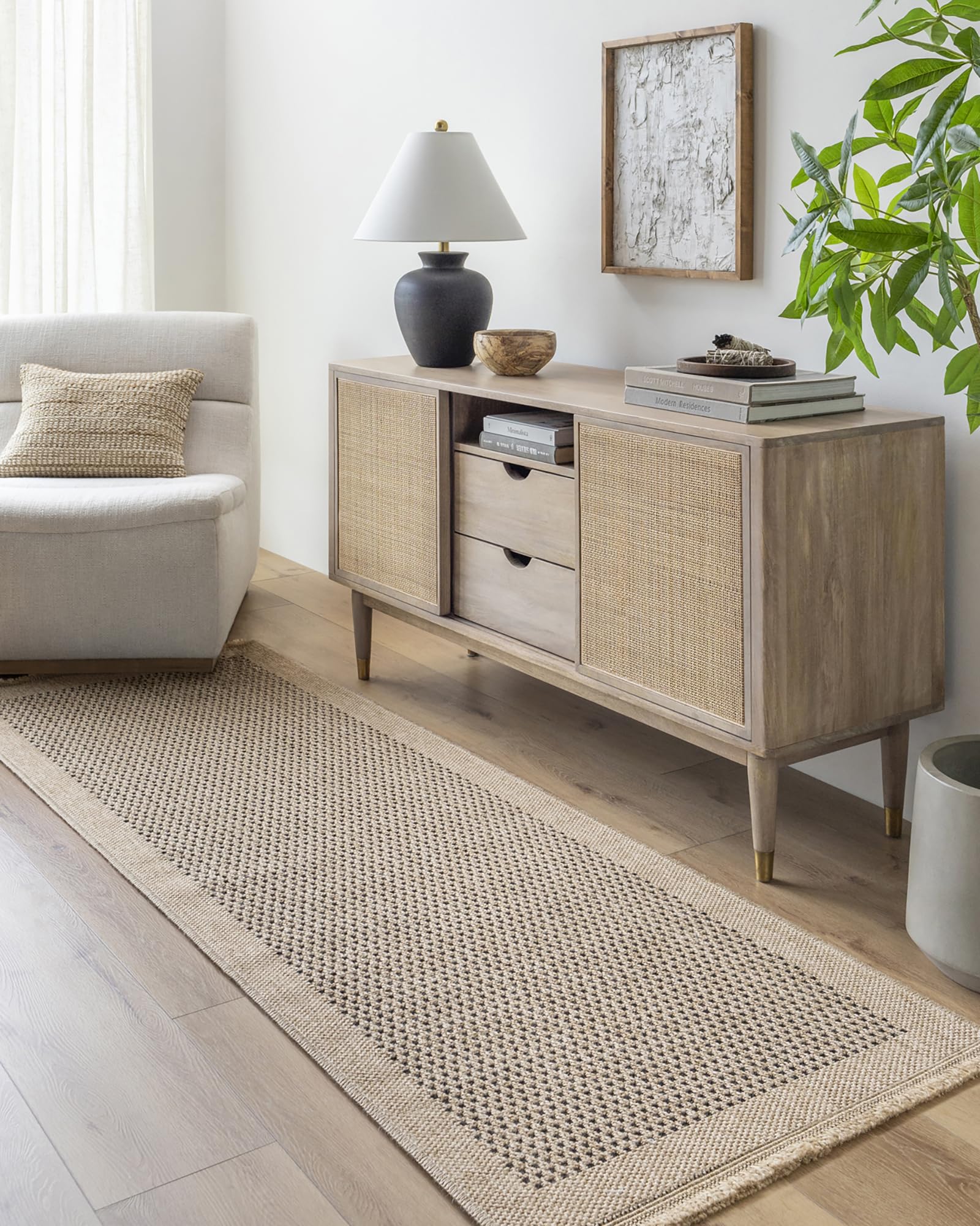 Livabliss LORI Jute-Look Beige/Brown Area Rug - Indoor/Outdoor - 80x220 cm